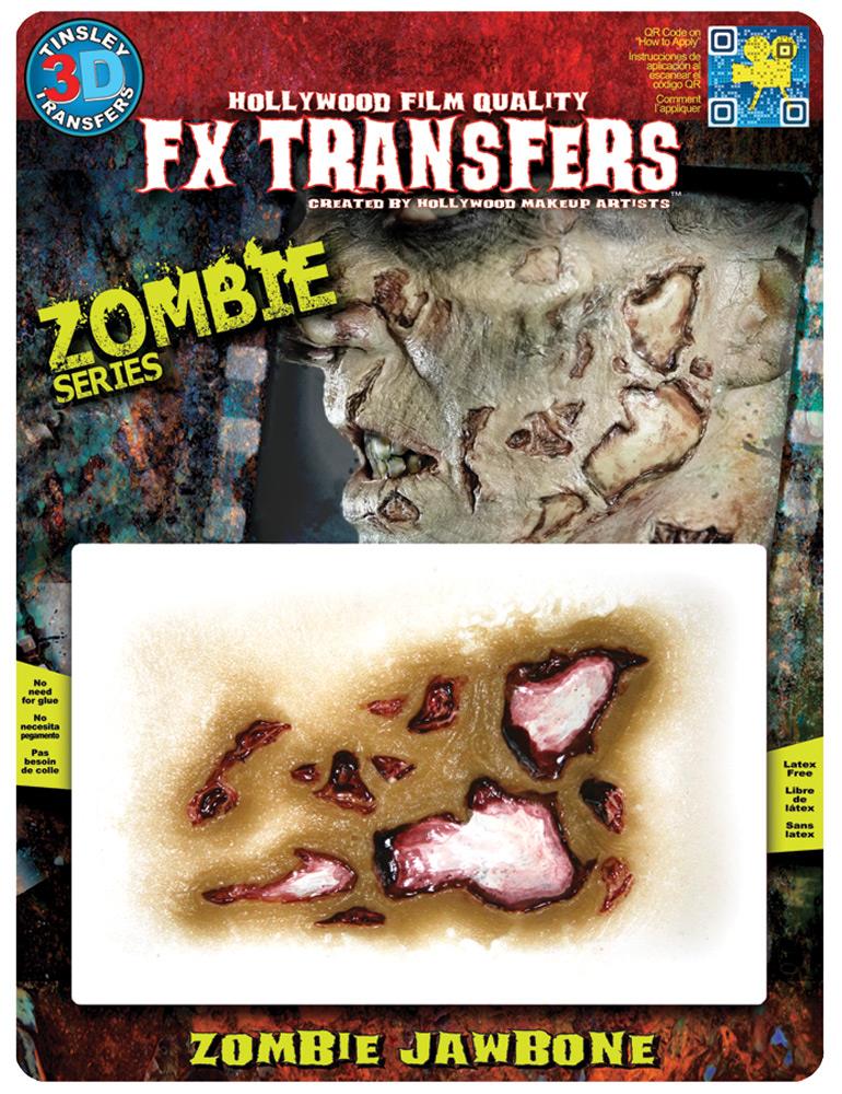 Zombie Jawbone Medium 3D FX Makeup Accessory