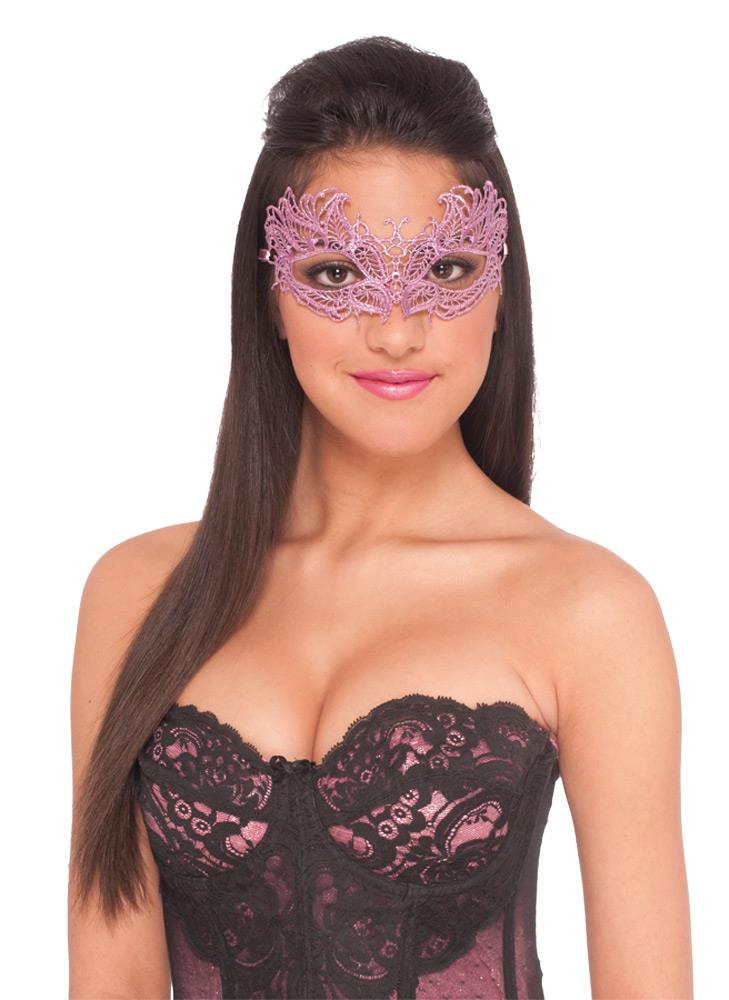 Lace Pink Adult Mask