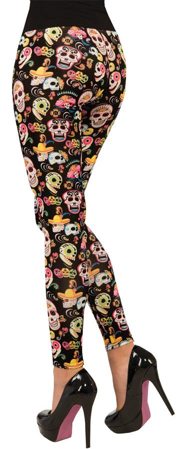 Day of the Dead Leggings Adult Costume Accessory