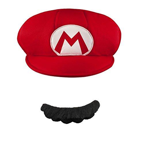 Super Mario Bros. Mario Hat and Mustache Adult Accessory Kit