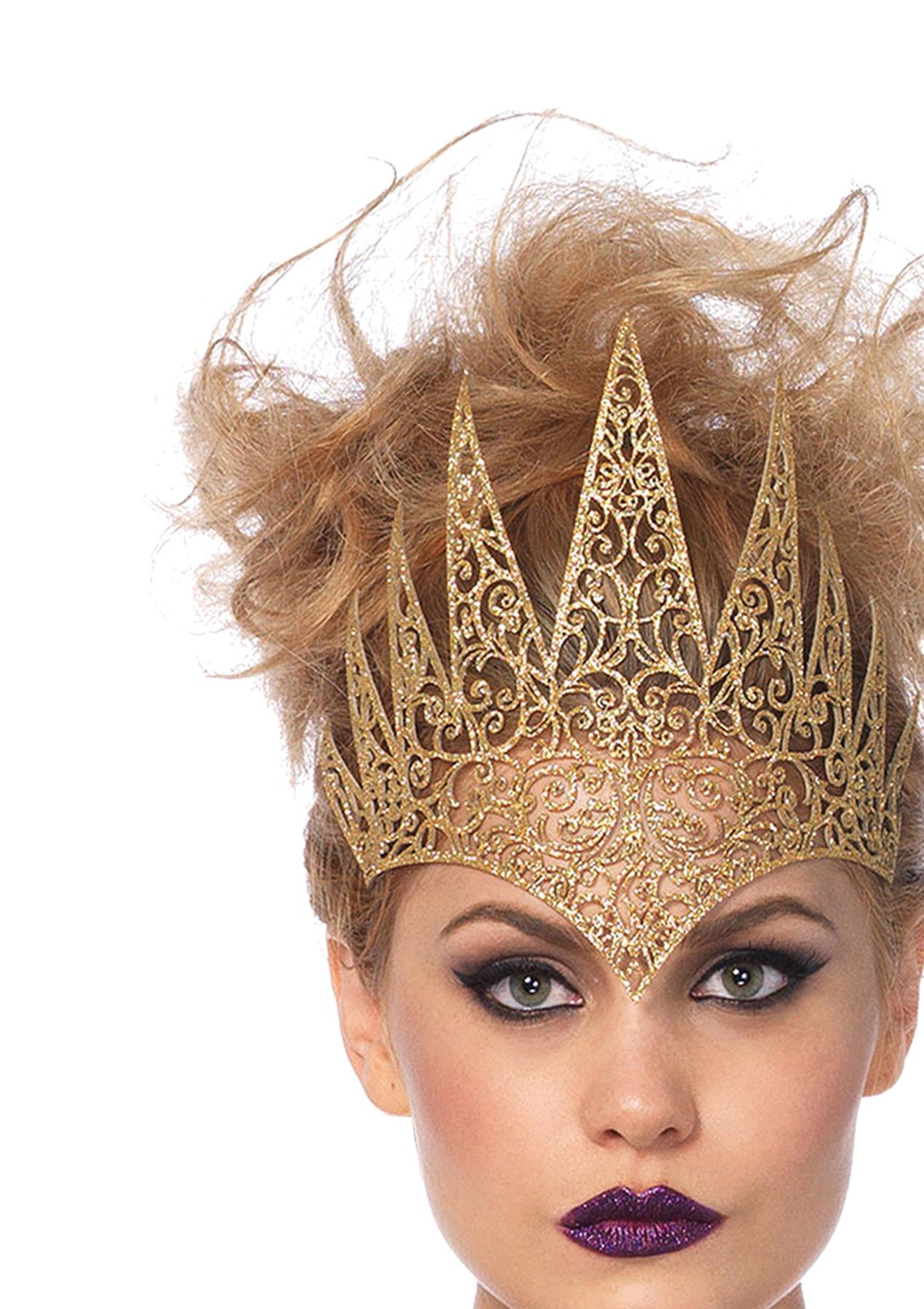 Royal Die Cut Gold Crown Adult Costume Accessory