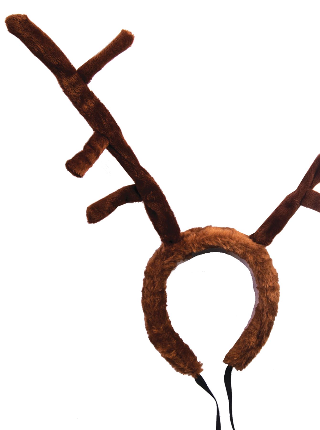 Reindeer Christmas Antlers Headband Adult Costume Accessory