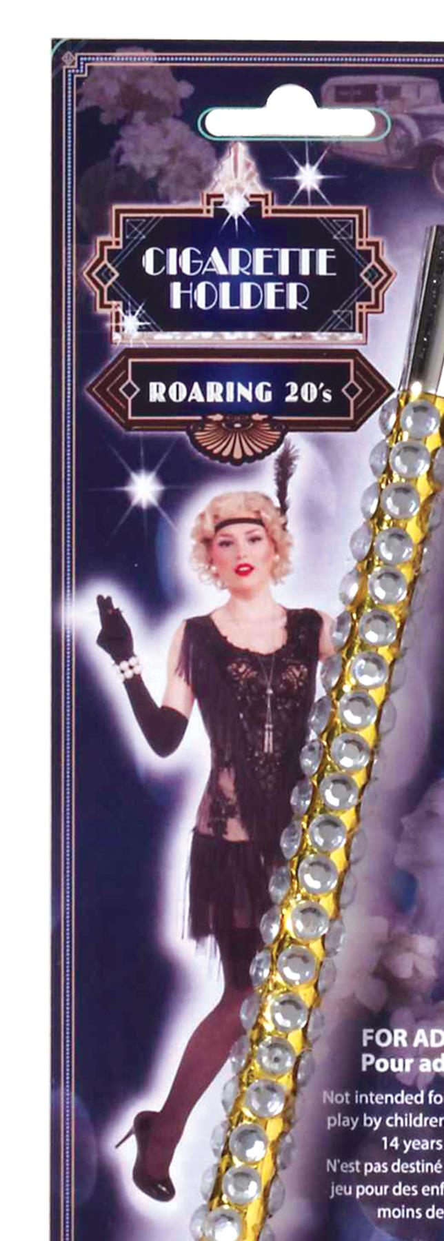 Rhinestone Cigarette Holder Adult Costume Accessory