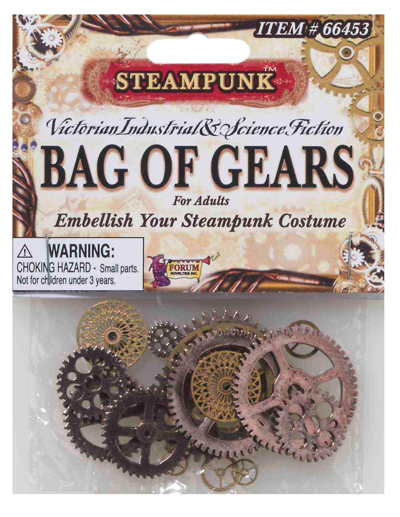 Steampunk Bag of Gears Adult Costume Accessory