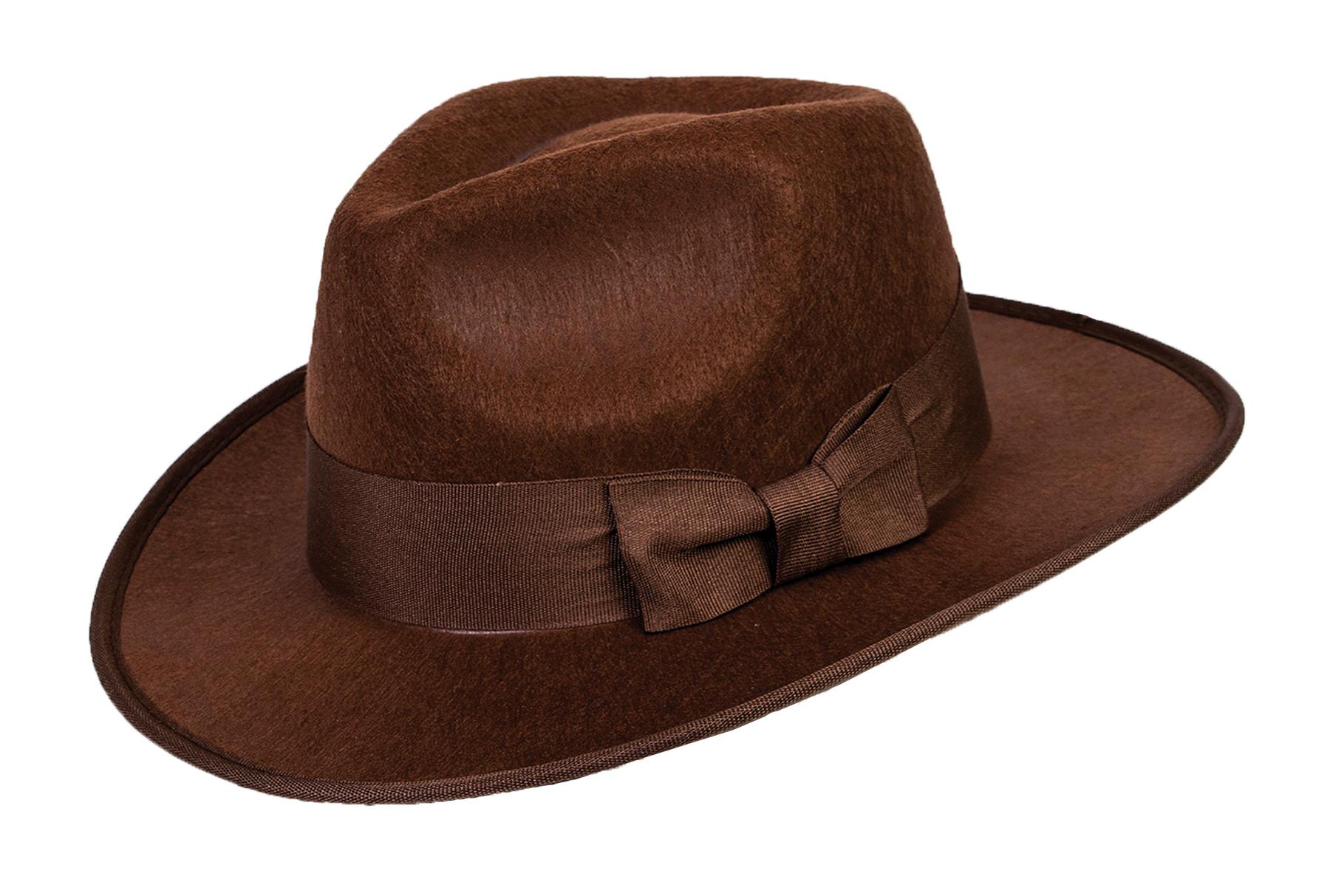 Brown 40's Fedora Adult Hat