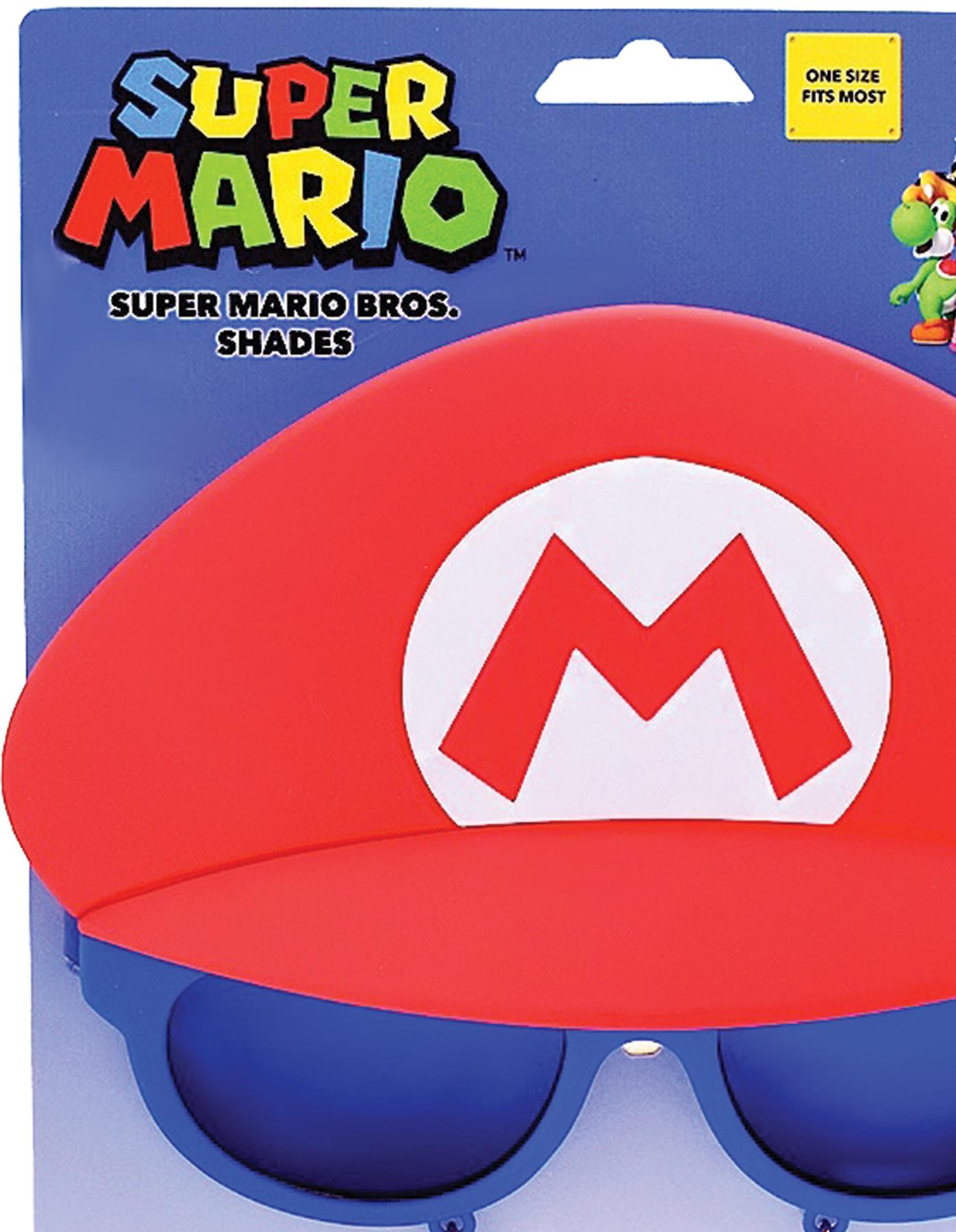 Super Mario Bros. Mario Sunstache Sunglasses Adult Costume Accessory