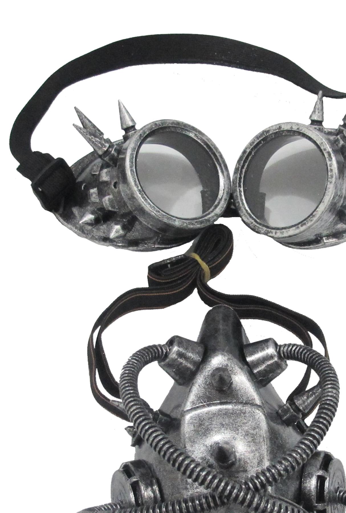 Gas Mask Goggles Steampunk Adult Costume Accessory