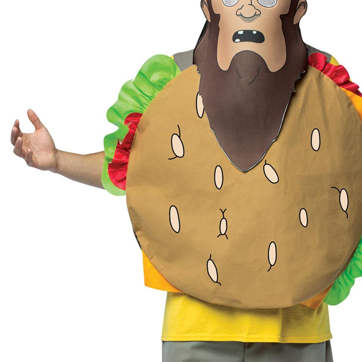 Beef Squatch Bob's Burgers Beefsquatch Adult Mask | Discount Party Supplies ...