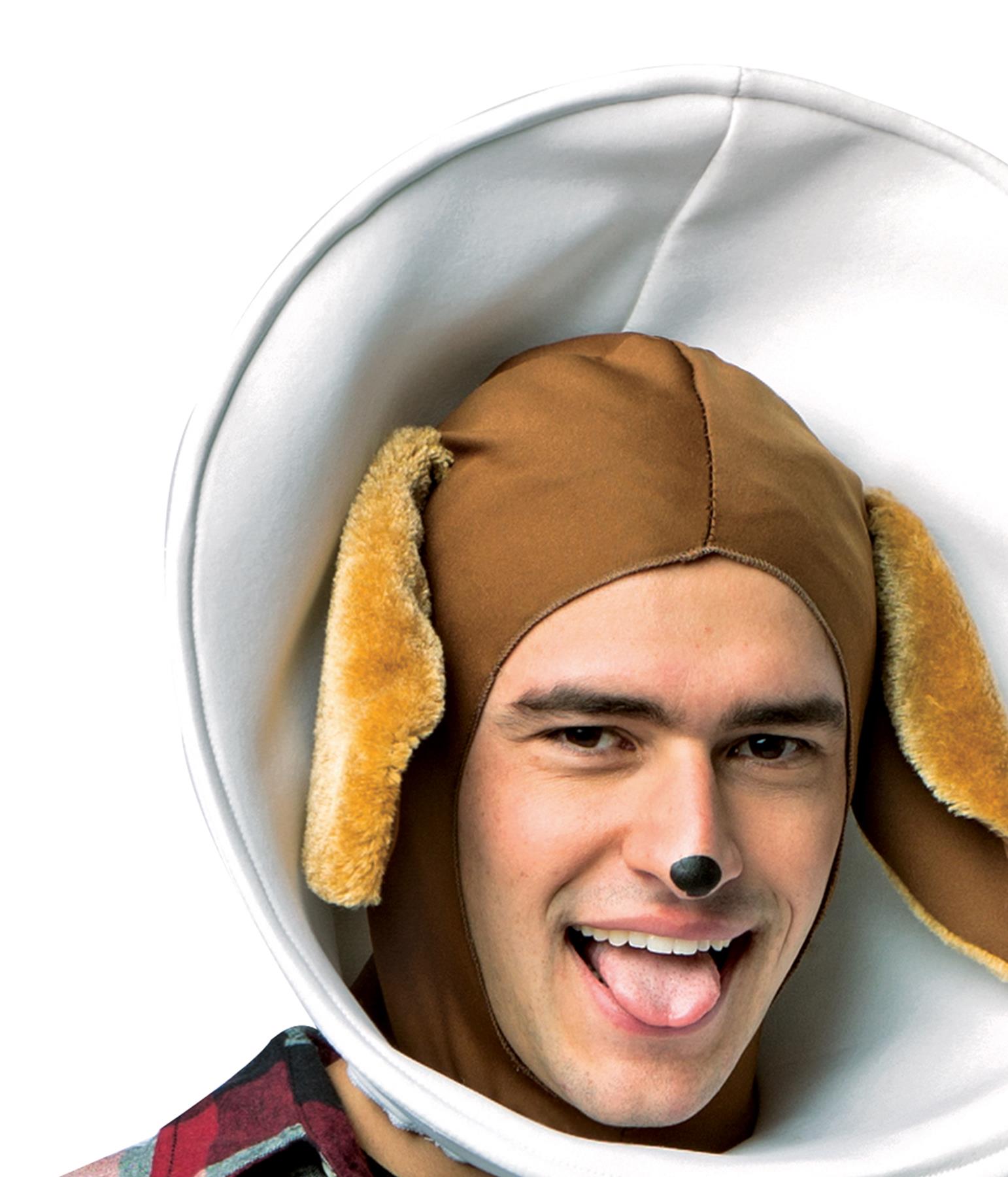 Dog in Cone Headpiece Adult Costume Accessory