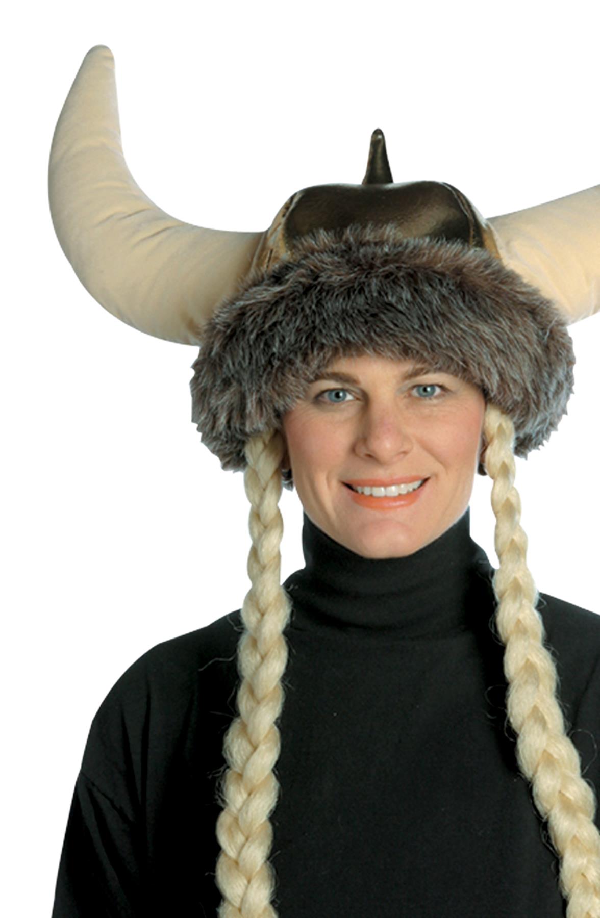 Space Viking Braids Adult Hat