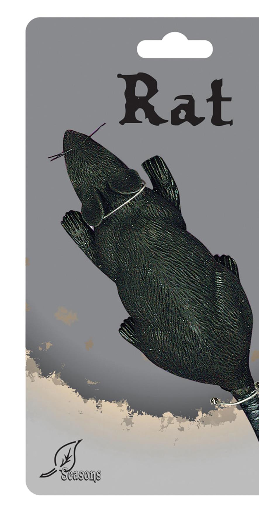 Rat Carded Halloween Prop