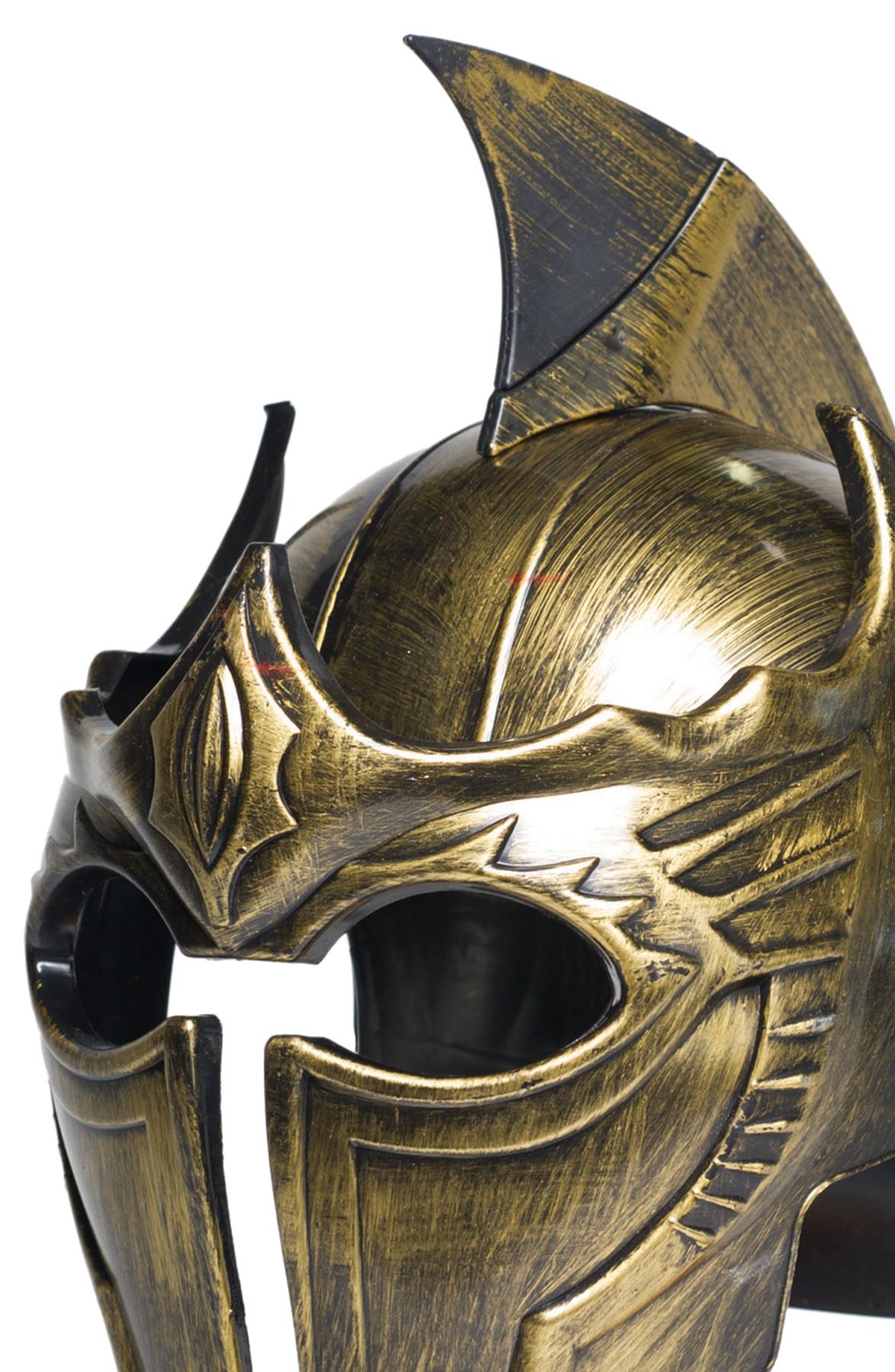 Gladiator Point Helmet Gold Adult Costume Accessory