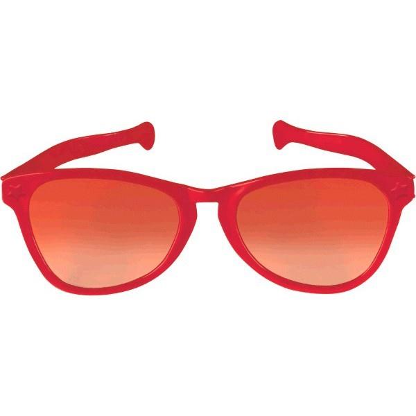 Red Giant Plastic Sunglasses Adult Costume Accessory