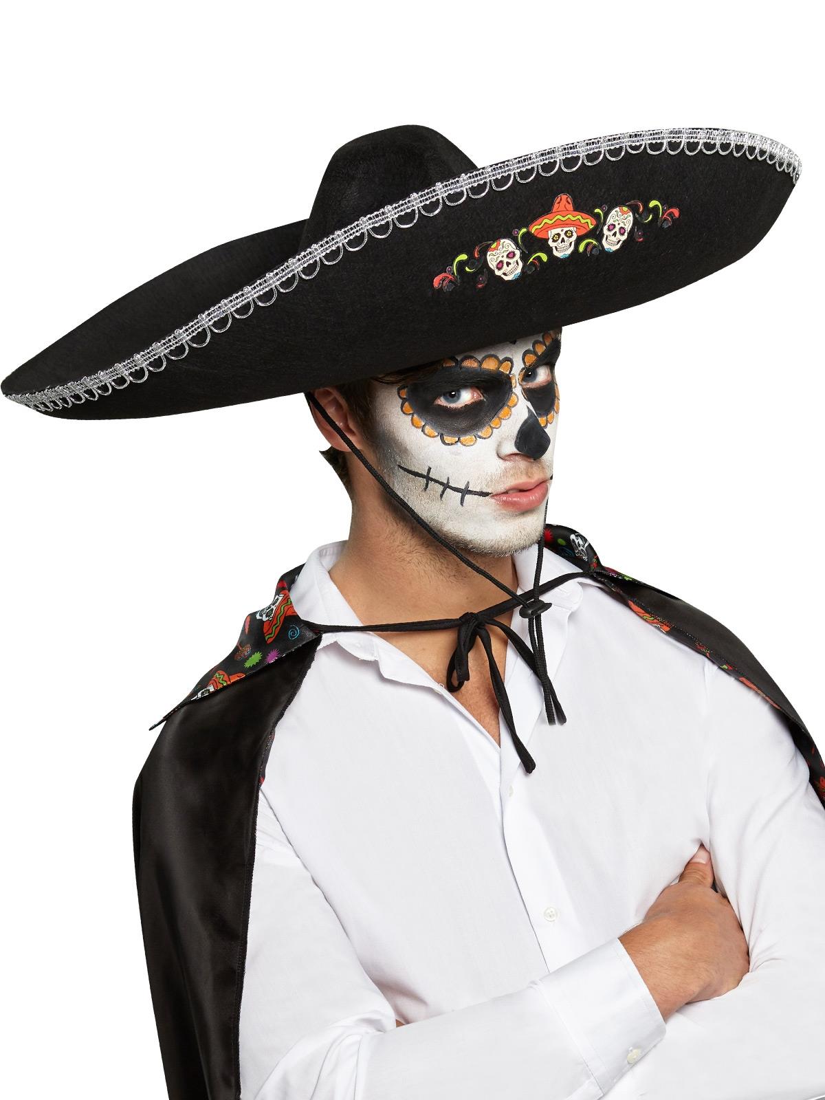 Day of the Dead Sombrero Adult Hat