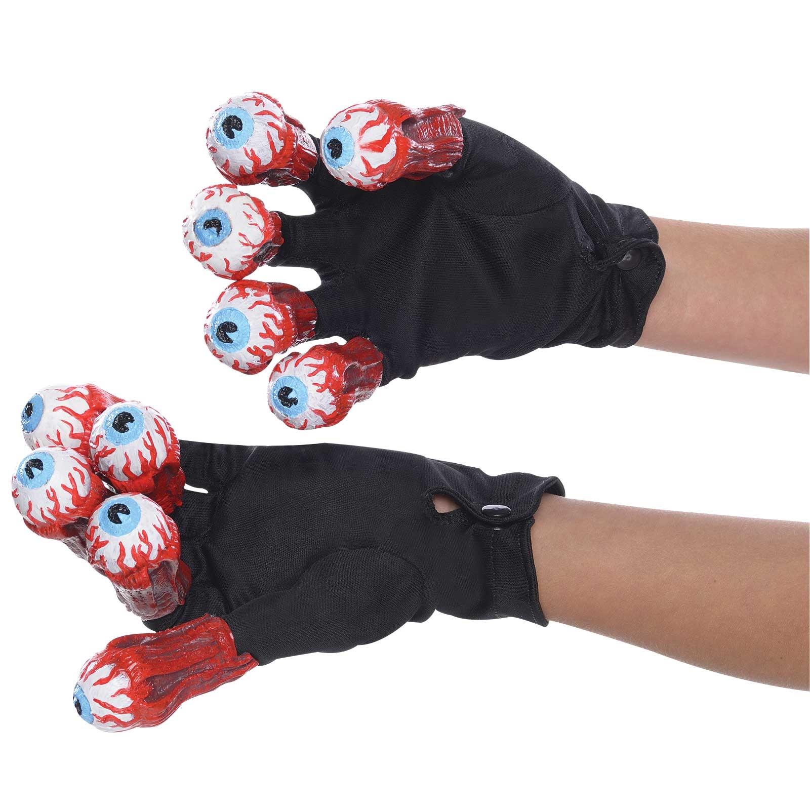 Beetlejuice Eyeballs Adult Gloves