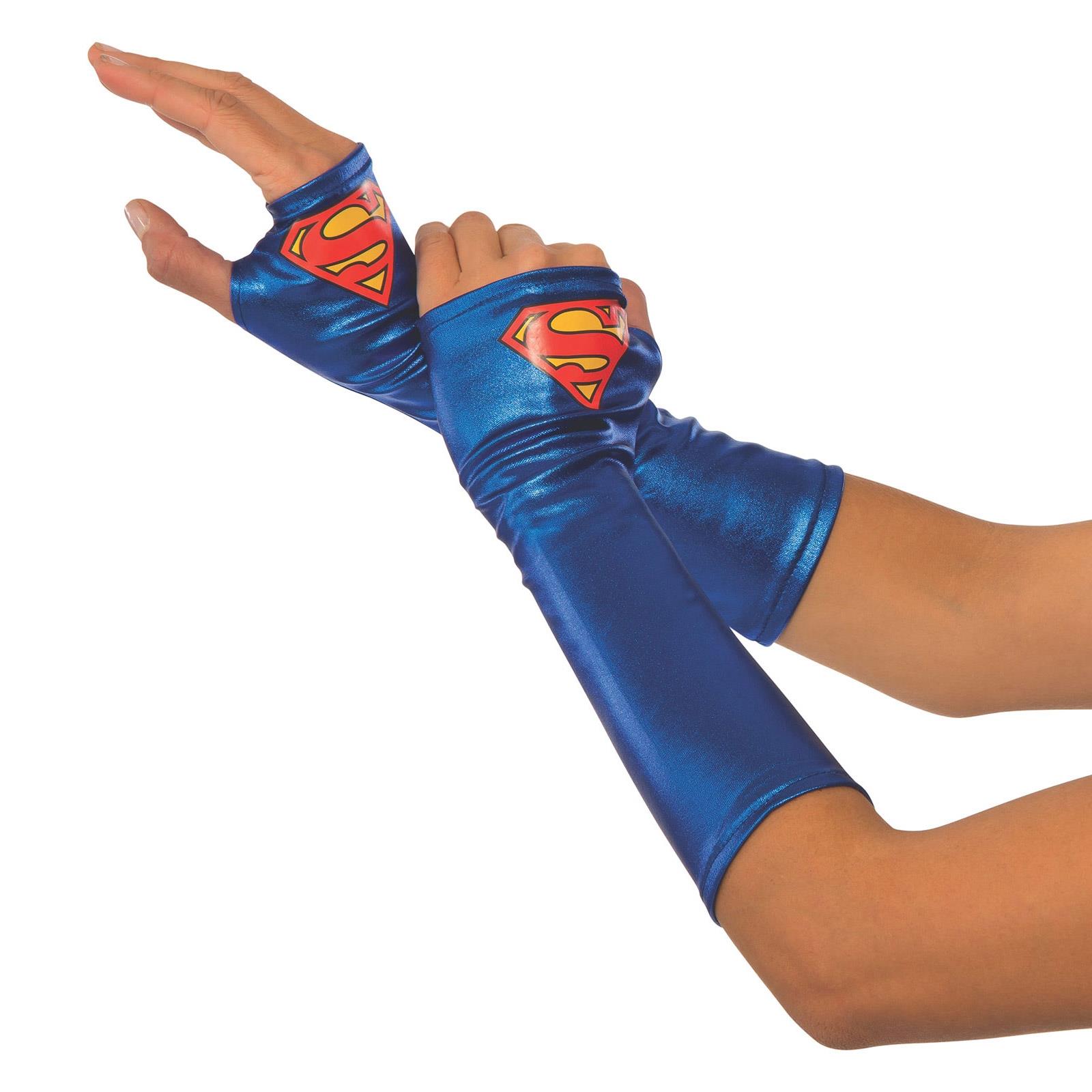 Supergirl Gauntlets Adult Costume Accessory