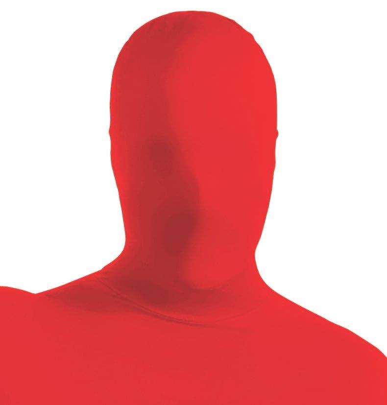 Second Skin Red Adult Mask