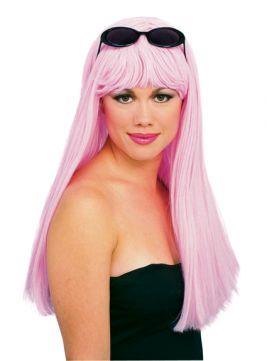 Light Pink Glamour Adult Wig