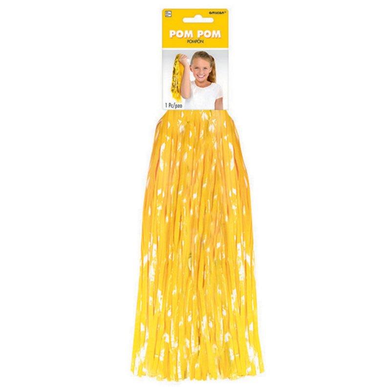 Yellow Gold Pom Pom Costume Accessory
