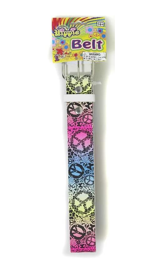 Hippie Peace Belt Adult Costume Accessory