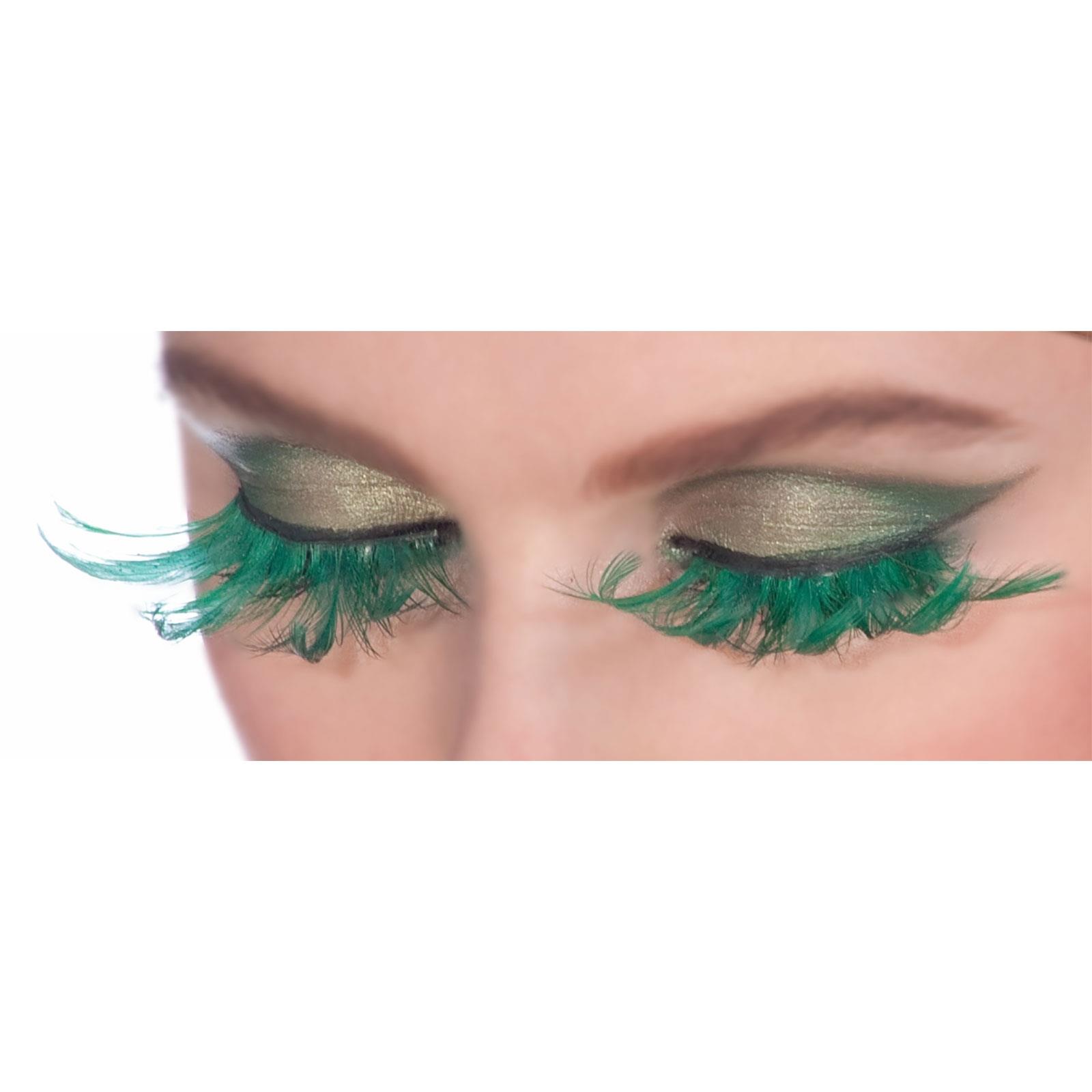 St. Patrick's Day Green Eyelashes Makeup Accessory