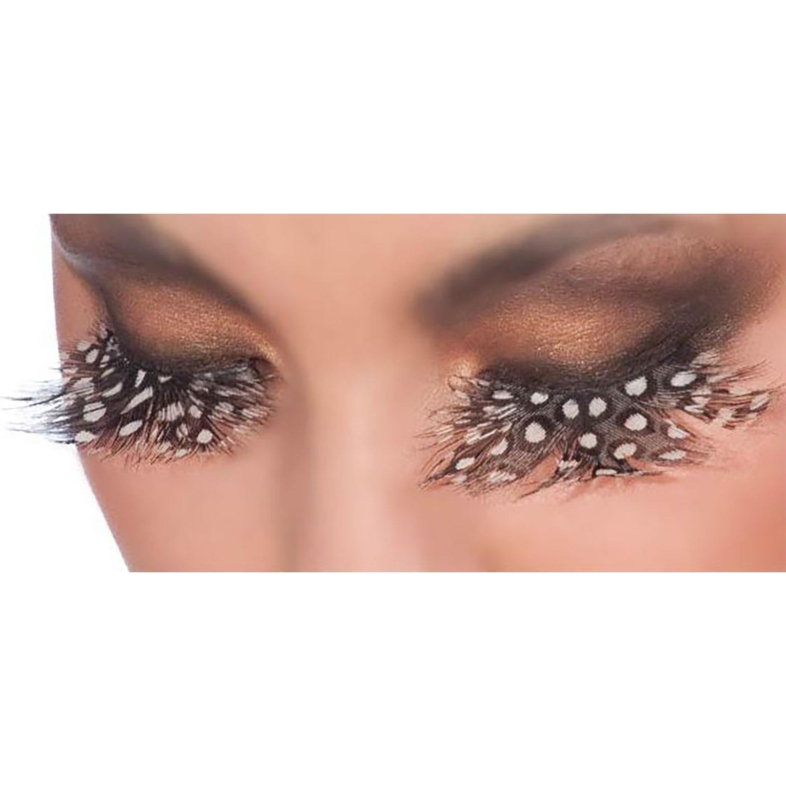 Snow Leopard Eyelashes Makeup Accessory