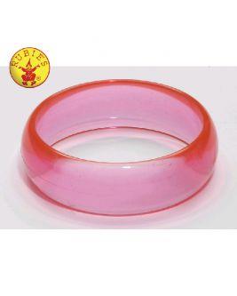 Pink Transparent Bracelet Adult Costume Accessory