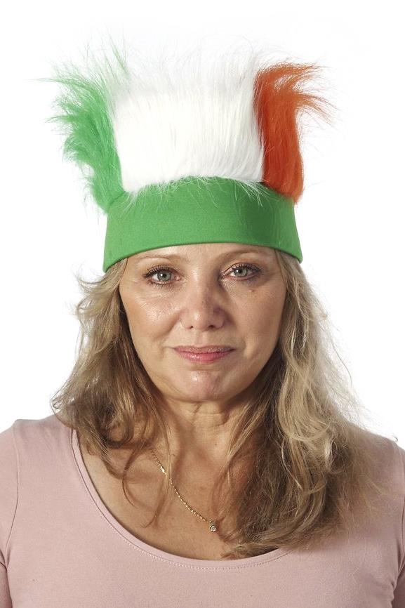 St. Patrick's Day Fur Headband Adult Costume Accessory