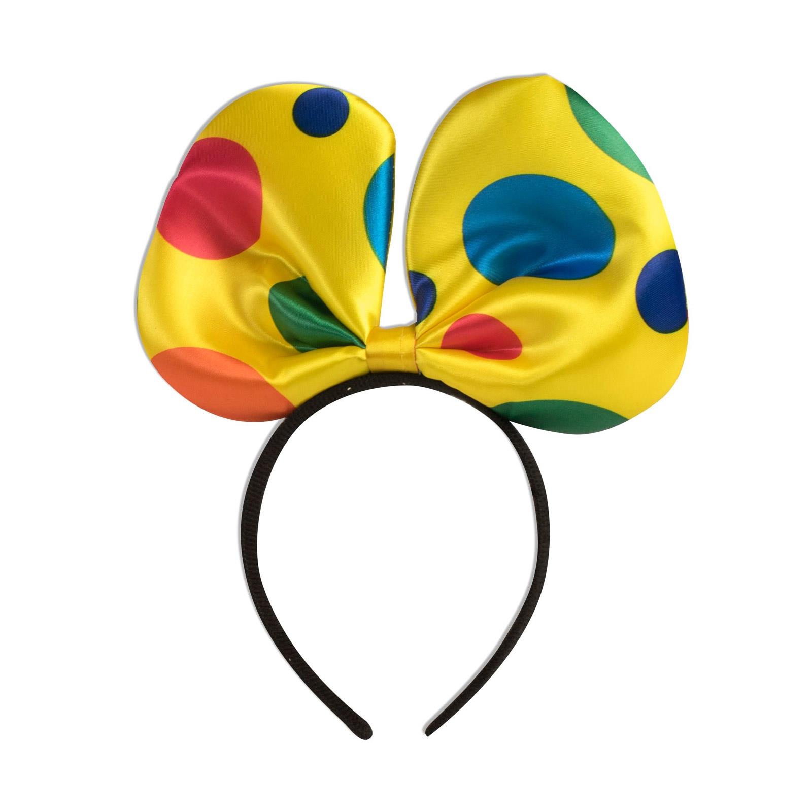 Clown Polka Dot Headband Adult Costume Accessory
