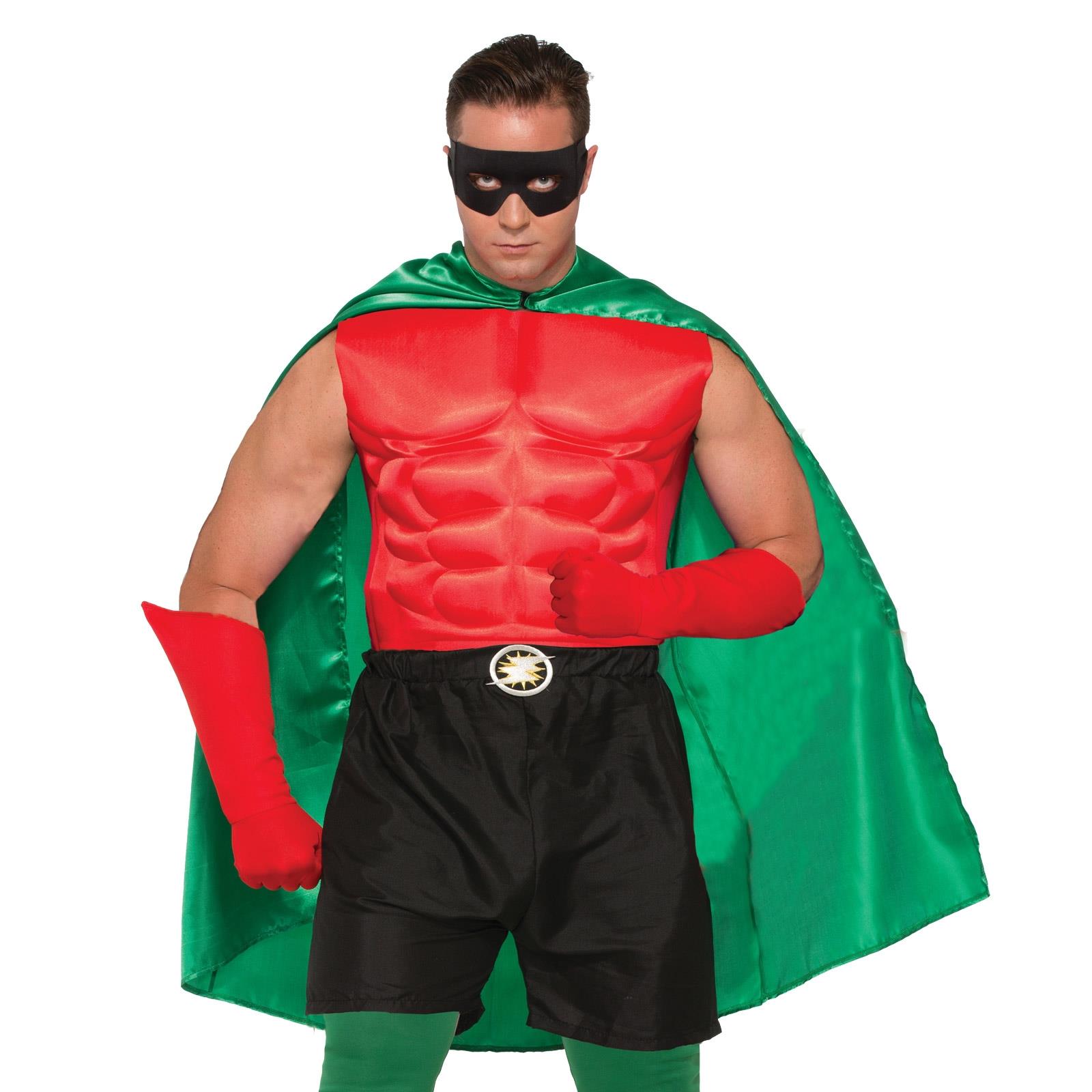 Superhero Green Adult Cape