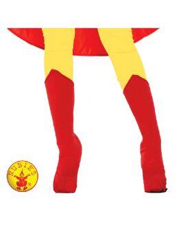 Superhero Red Adult Boot Tops