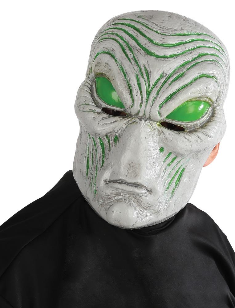 Light Up Gray Alien Adult Mask
