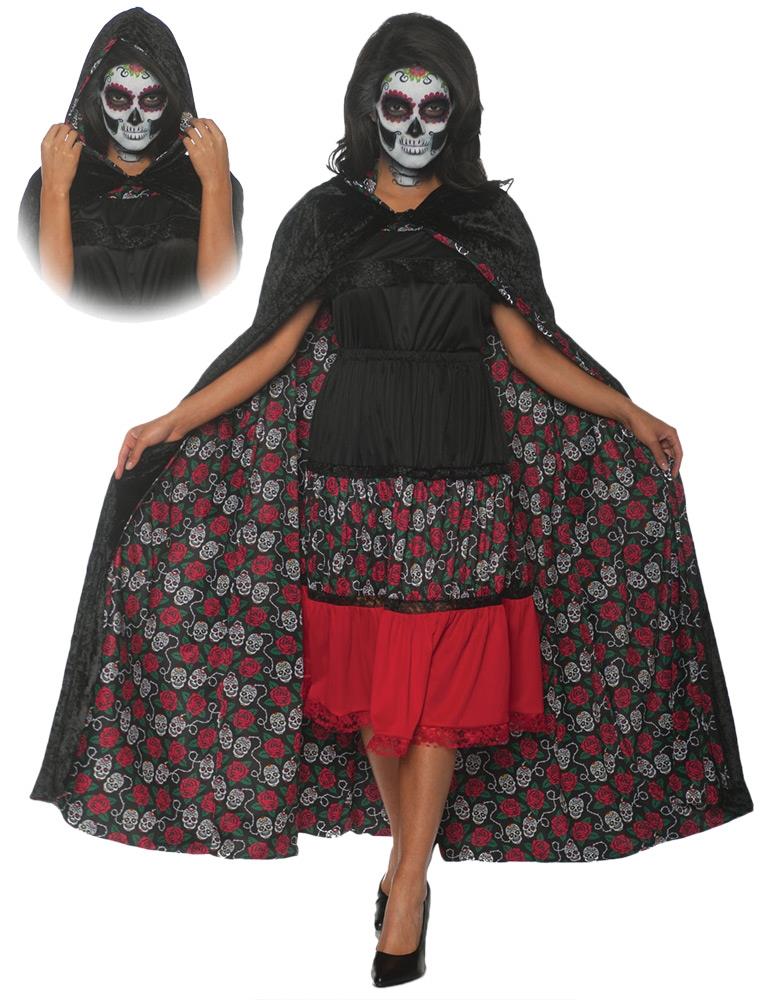 Dia de los Muertos Adult Cape