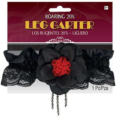 Roaring 20's Elasticated Lace Garter Adult Costume Accessory