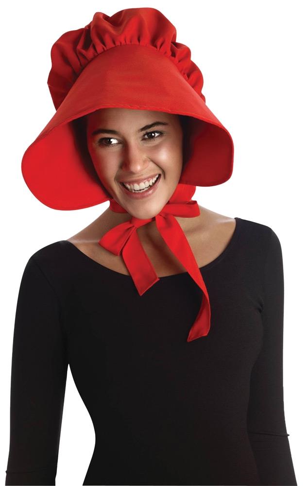 Red Bonnet Adult Hat