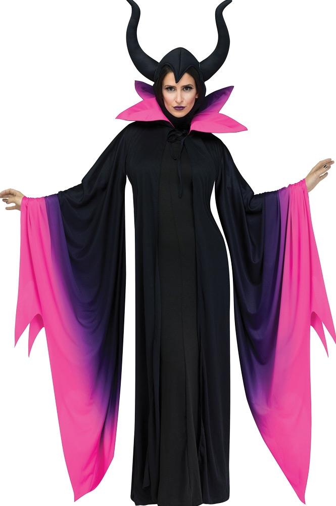 Evil Queen Robe Cap Adult Costume