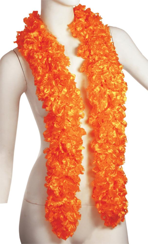 Featherless Boa Orange Adult Costume Accessory
