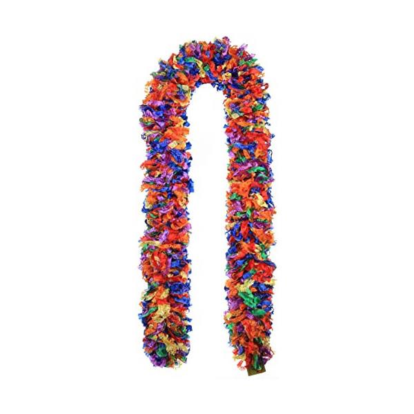 Featherless Boa Rainbow Adult Costume Accessory