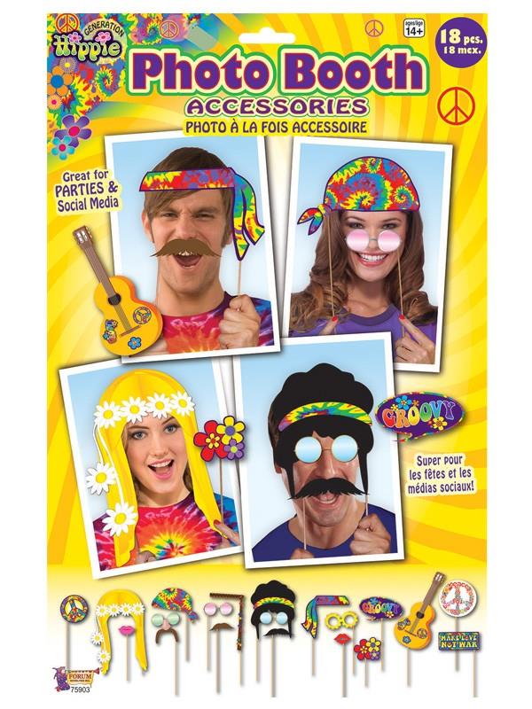 Hippie Photo Booth Prop Kit
