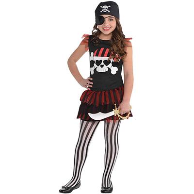Pirate T-Shirt Dress Child Costume