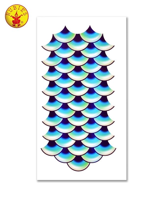 Mermaid Scales Large Tattoo Kit Adult Makeup Accessory