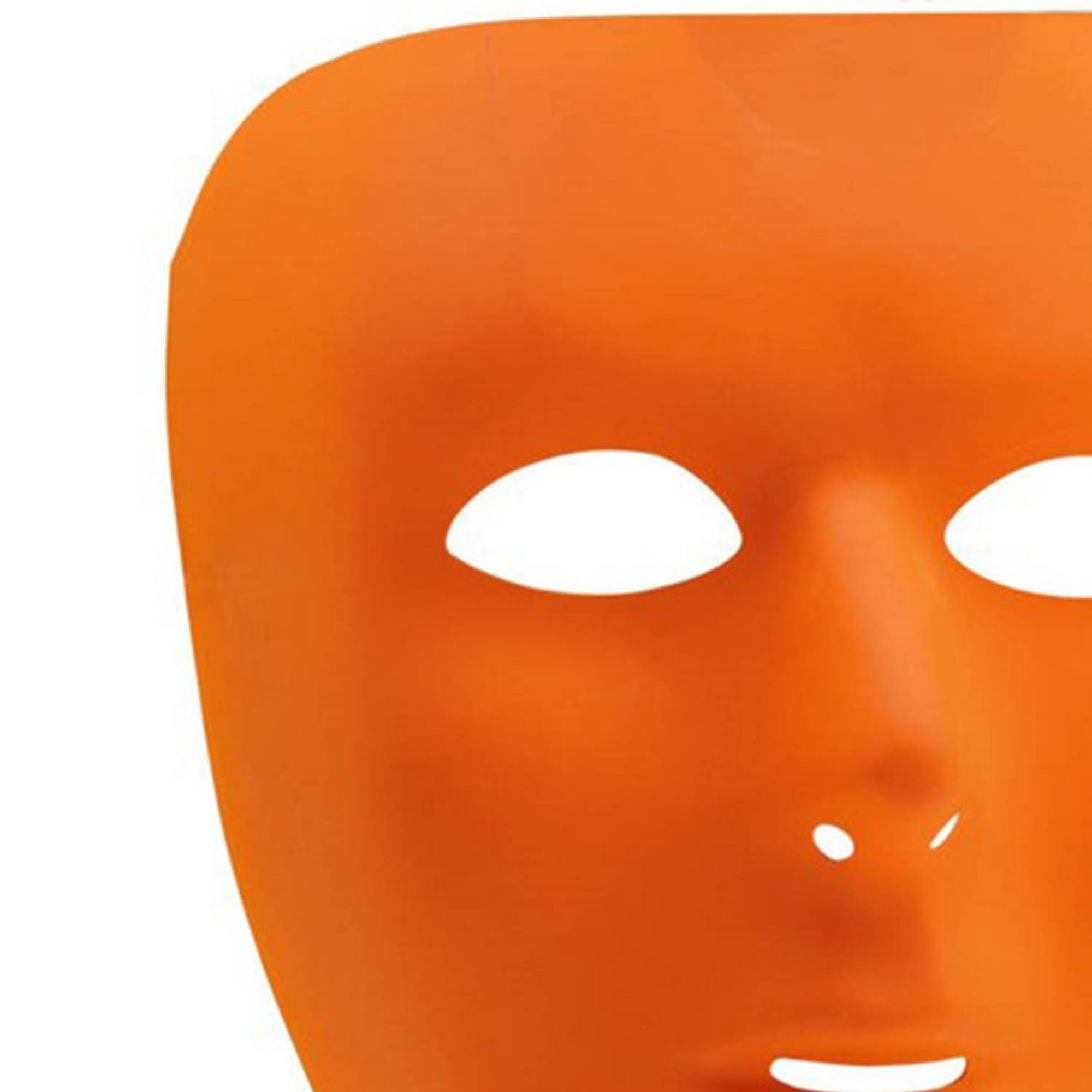 Orange Full Face Adult Mask