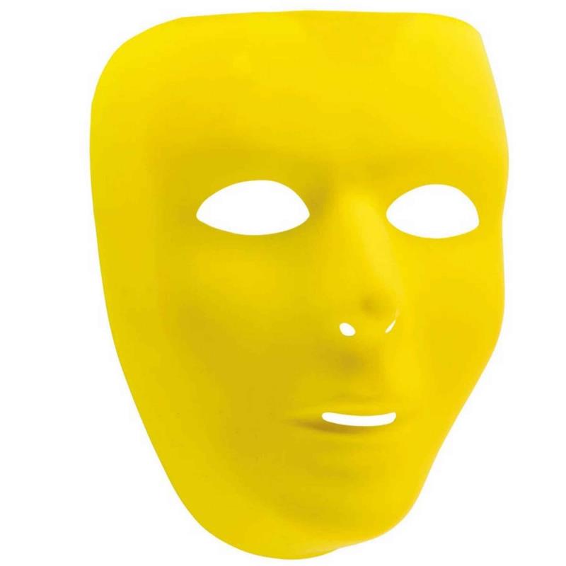 Yellow Full Face Adult Mask