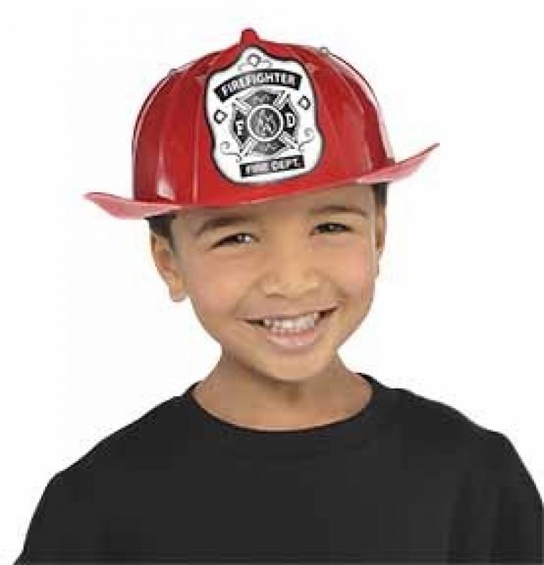 Red Firefighter Child Hat