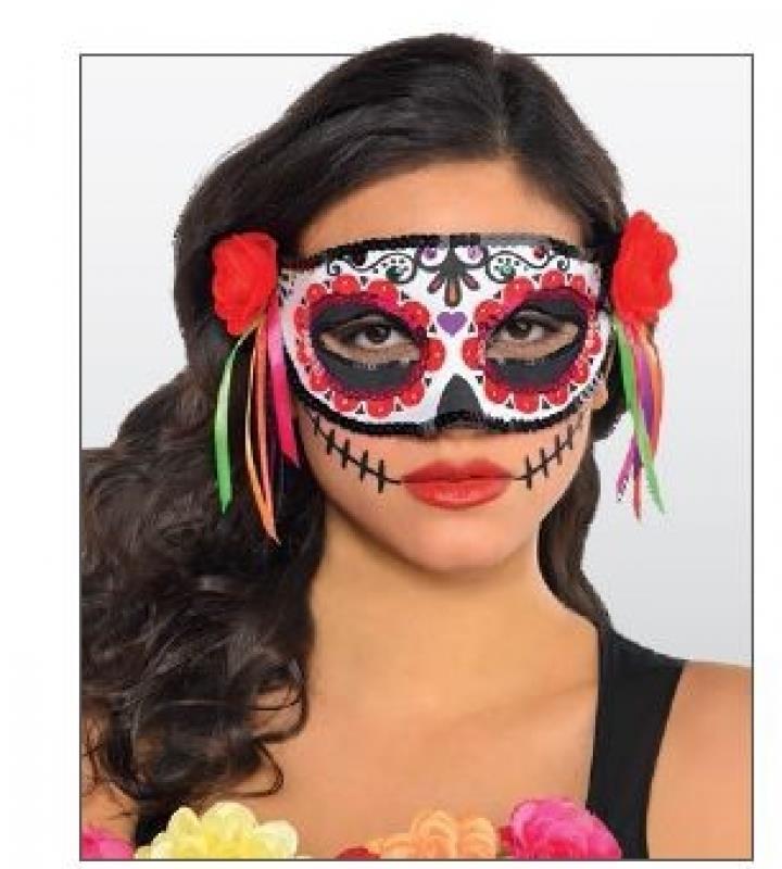 Day of the Dead Half Adult Mask