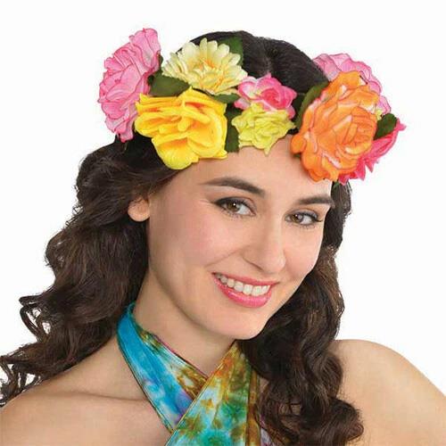 Festival Deluxe Flower Crown Headwreath Adult Costume Accessory