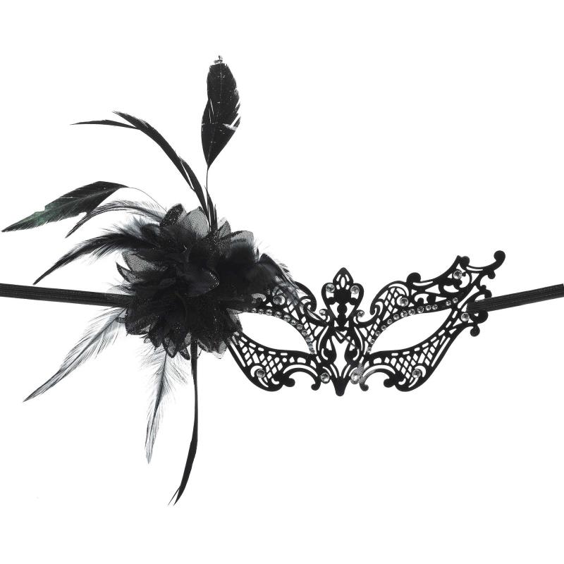 Filigree Floral Gem Adult Mask
