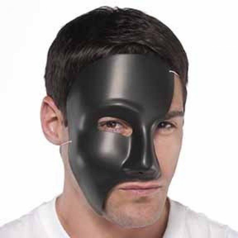 Black Phantom Adult Mask