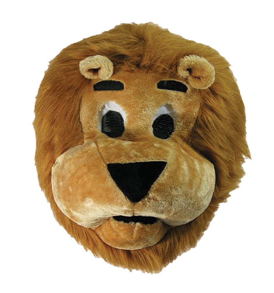 Lion Mascot Head Adult Costume Accessory