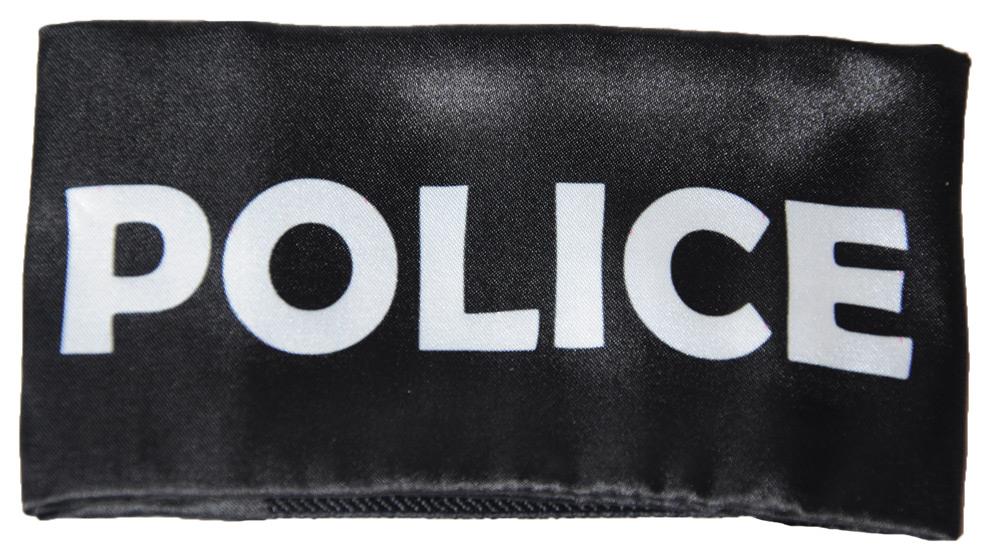 Satin Police Arm Band Adult Costume Accessory